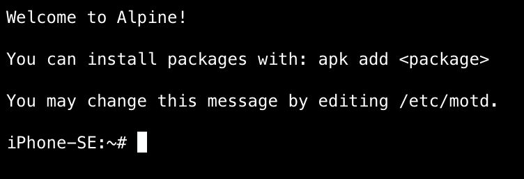 How to Run a Linux Shell on iOS