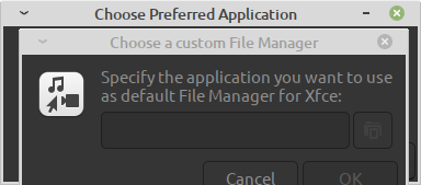 Specifying the default file manager to use in Mint 20