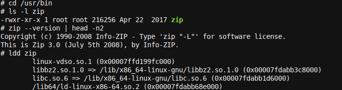 Using ldd in Linux