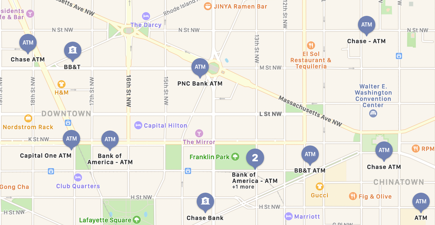 atm locations on map