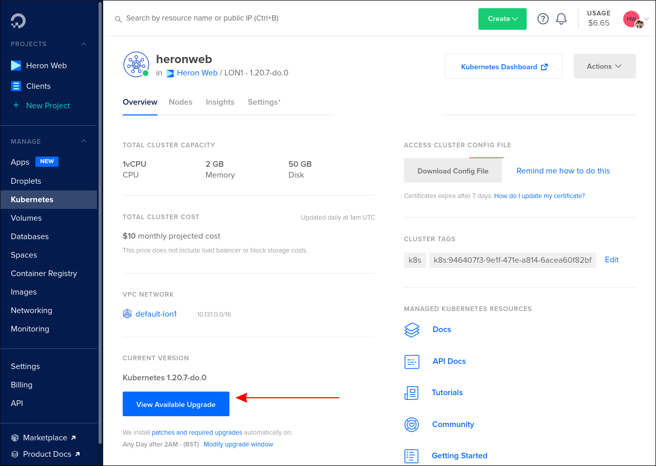 How To Upgrade DigitalOcean Managed Kubernetes Clusters