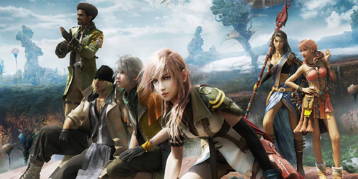 The Final Fantasy party in official key art.