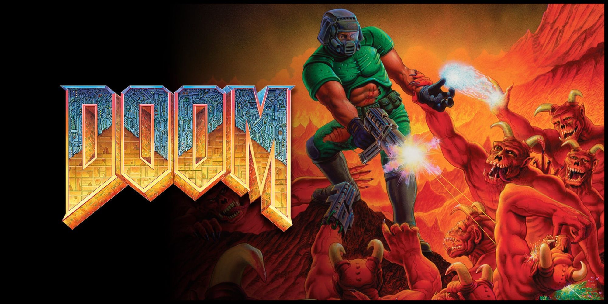 The classic 1993 DOOM box art.