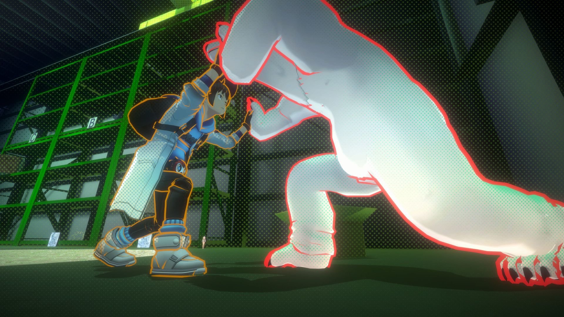 A screenshot from the game AI: The Somnium Files.