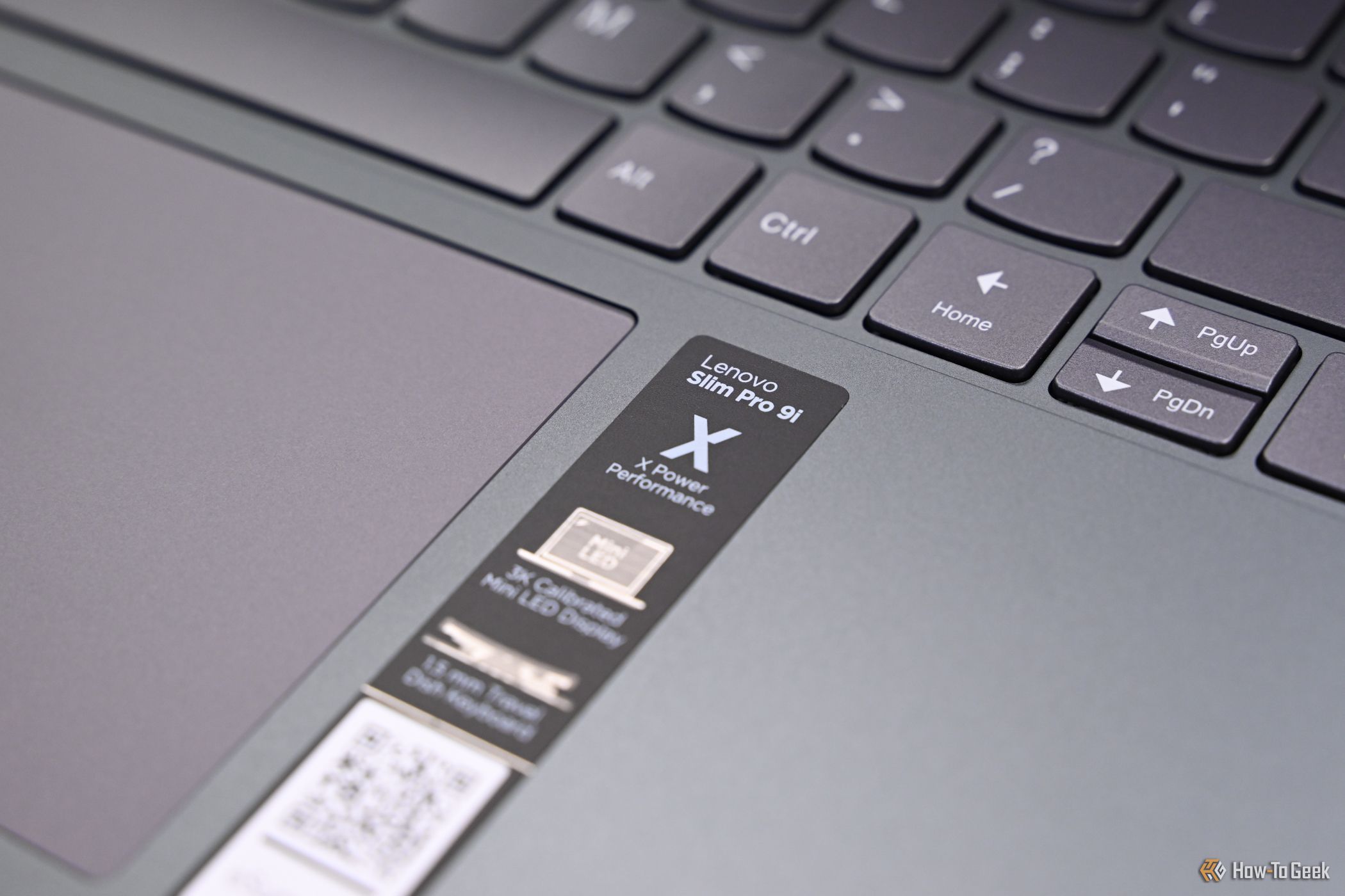 Lenovo Slim Pro 9i 14 Gen 8 X Power Performance sticker.