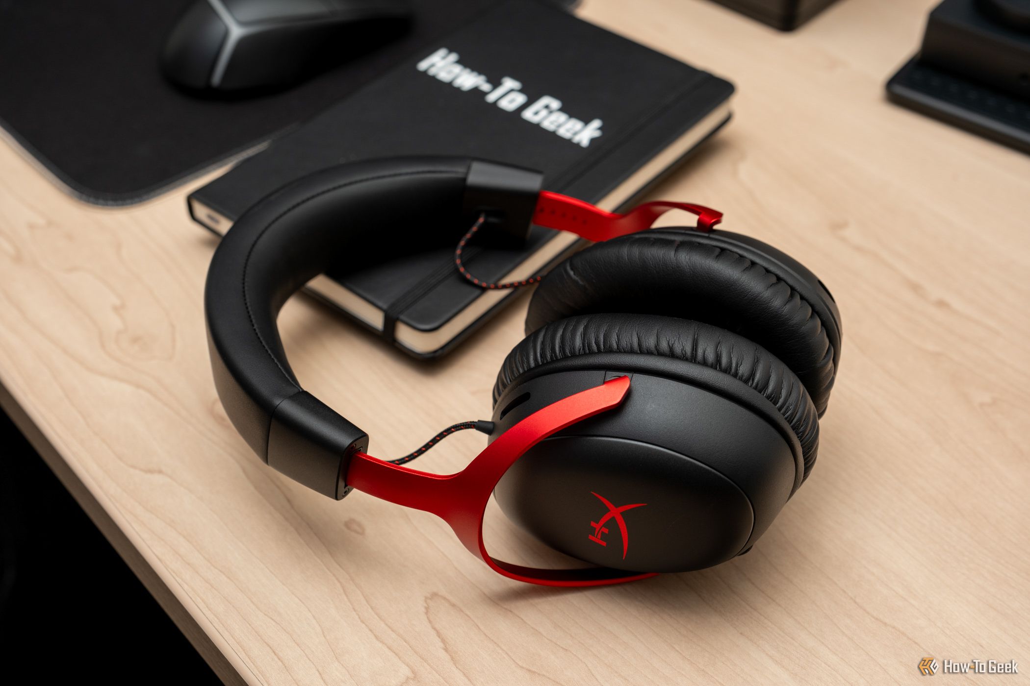 HyperX Cloud III Wireless Headset in red and black