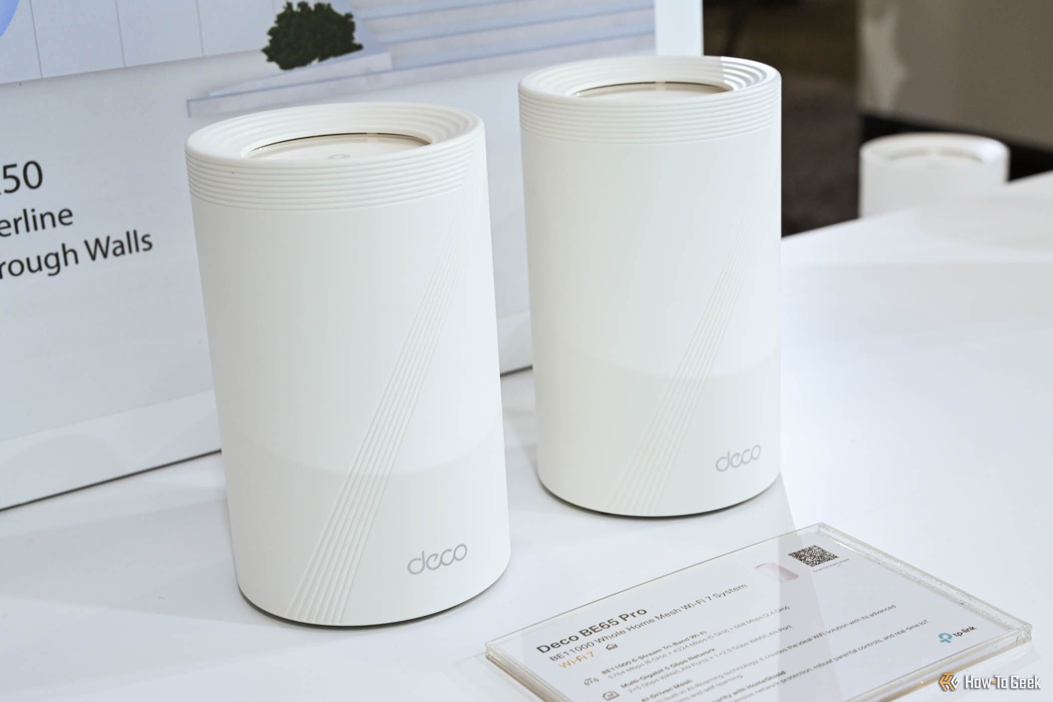 TP Link Deco BE65 Pro Wi Fi 7 Router at CES 2024.