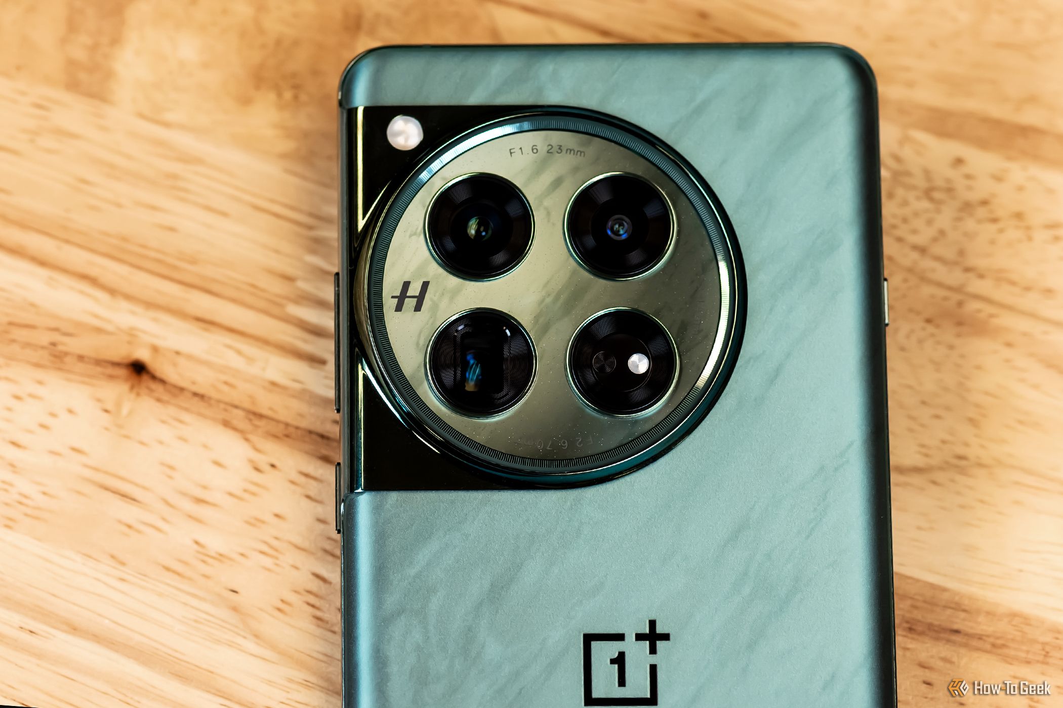OnePlus Camera on the back with 4 lenses