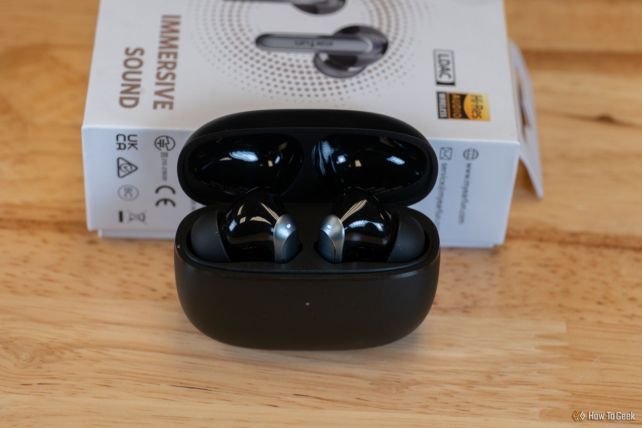 Earfun Air 2 inside the charging case