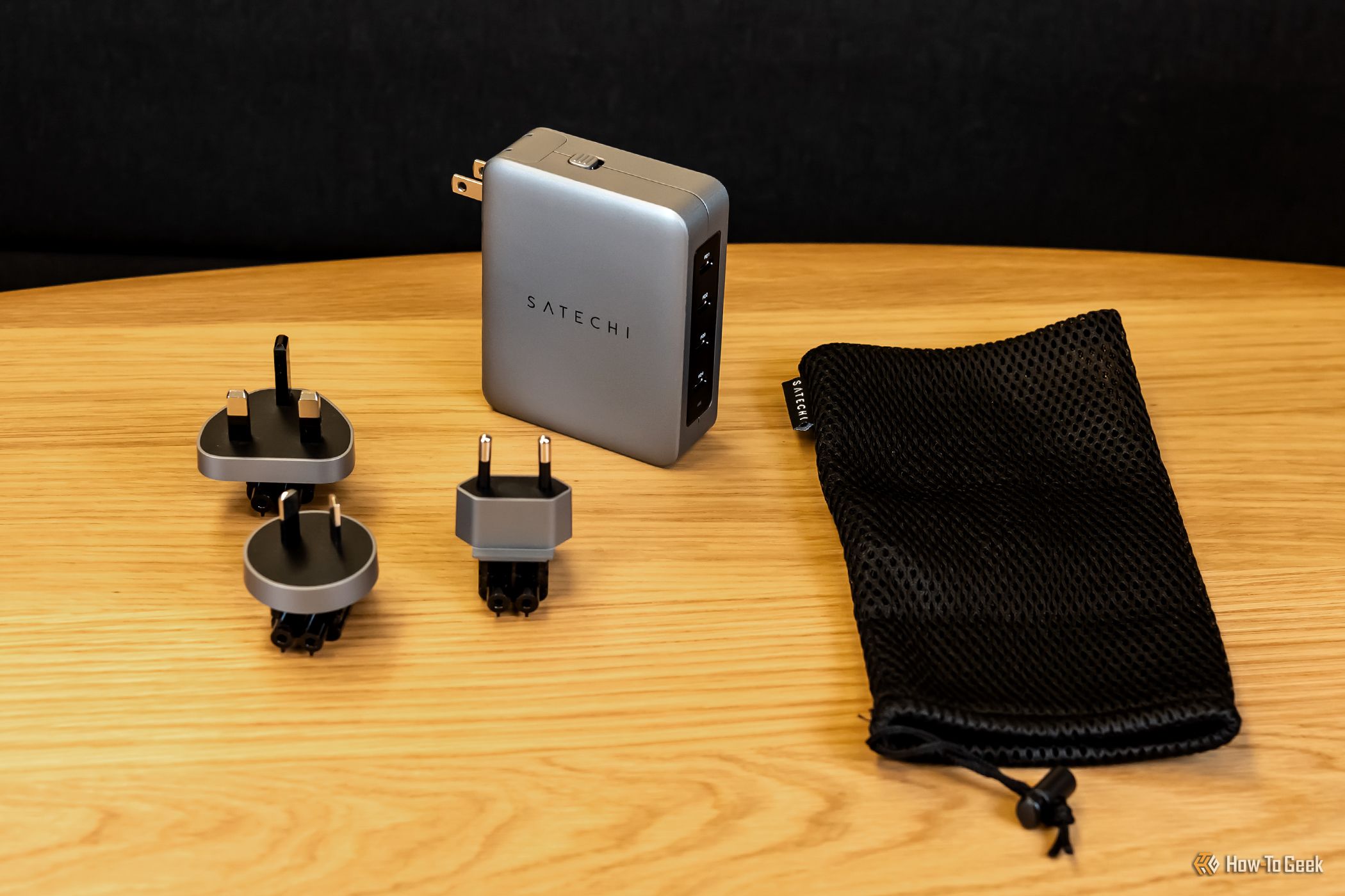 Accessories that come with the Satechi 145W USB-C 4-Port GaN Travel Charger