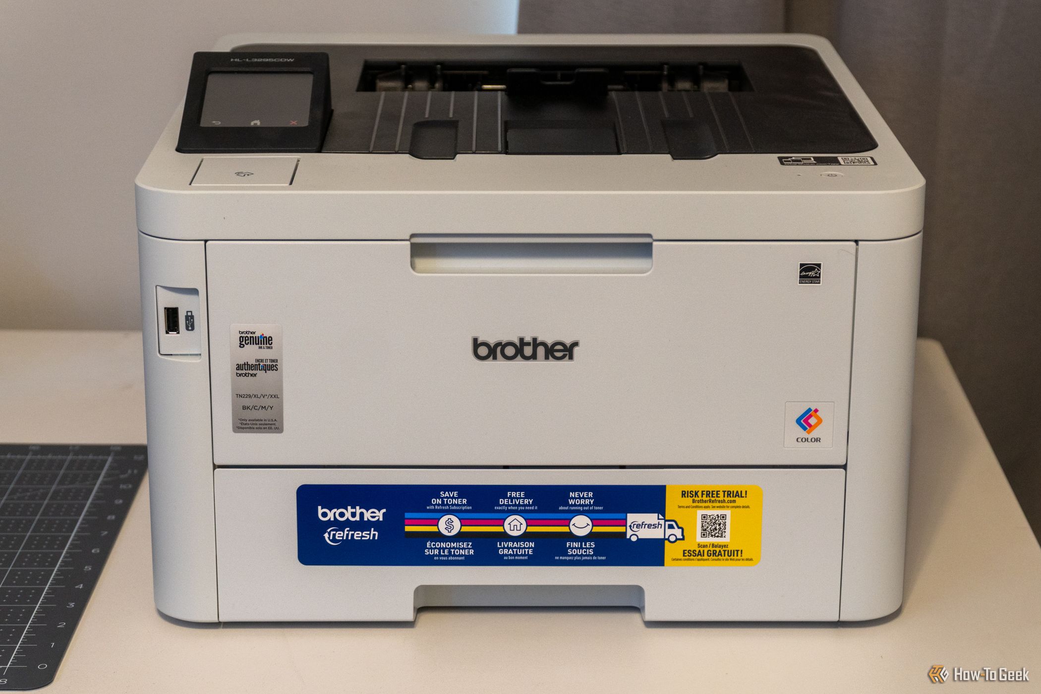 Brother HL-L3295CDW Color Laser Printer Front View