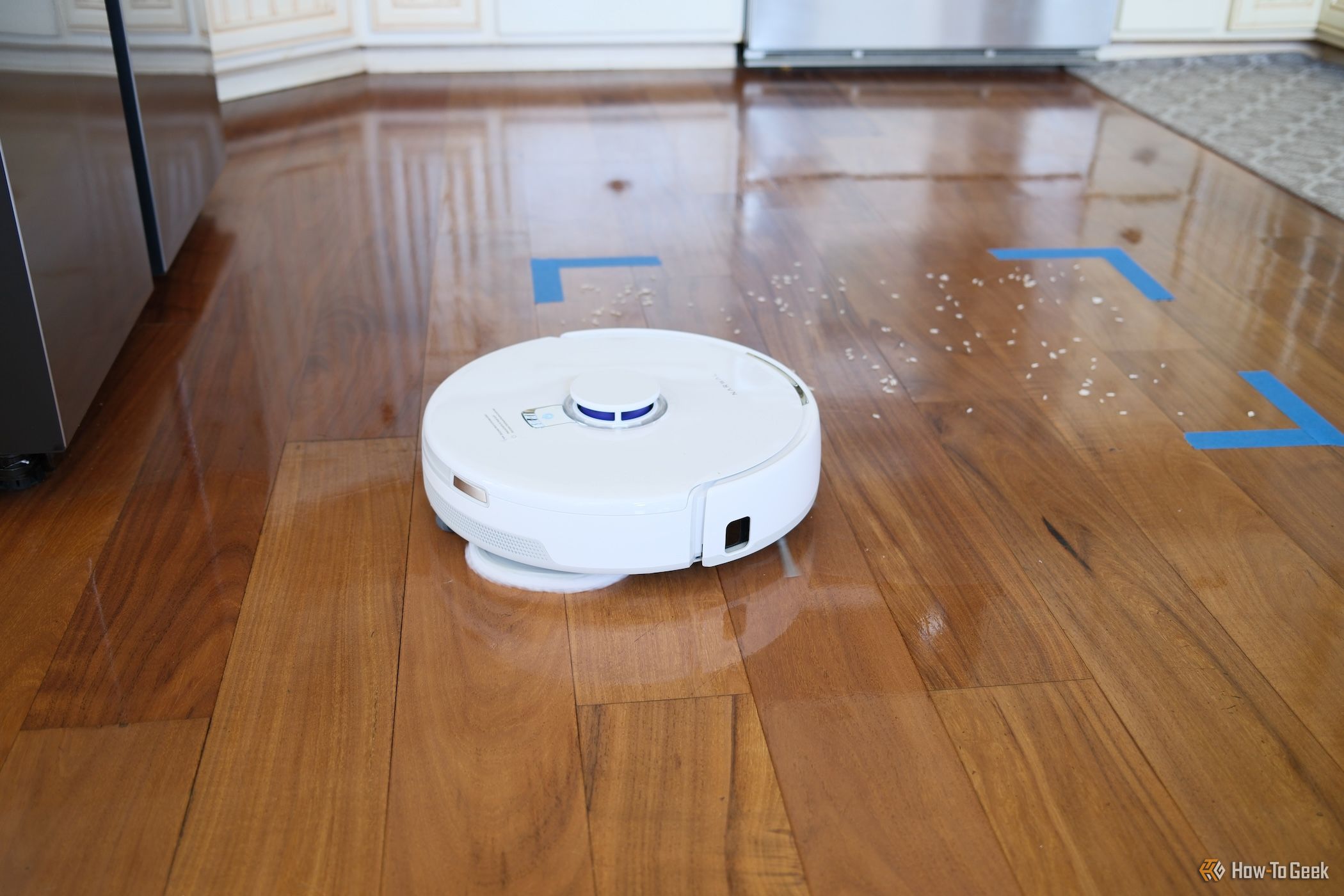 Narwal Freo X Ultra during its cleaning test