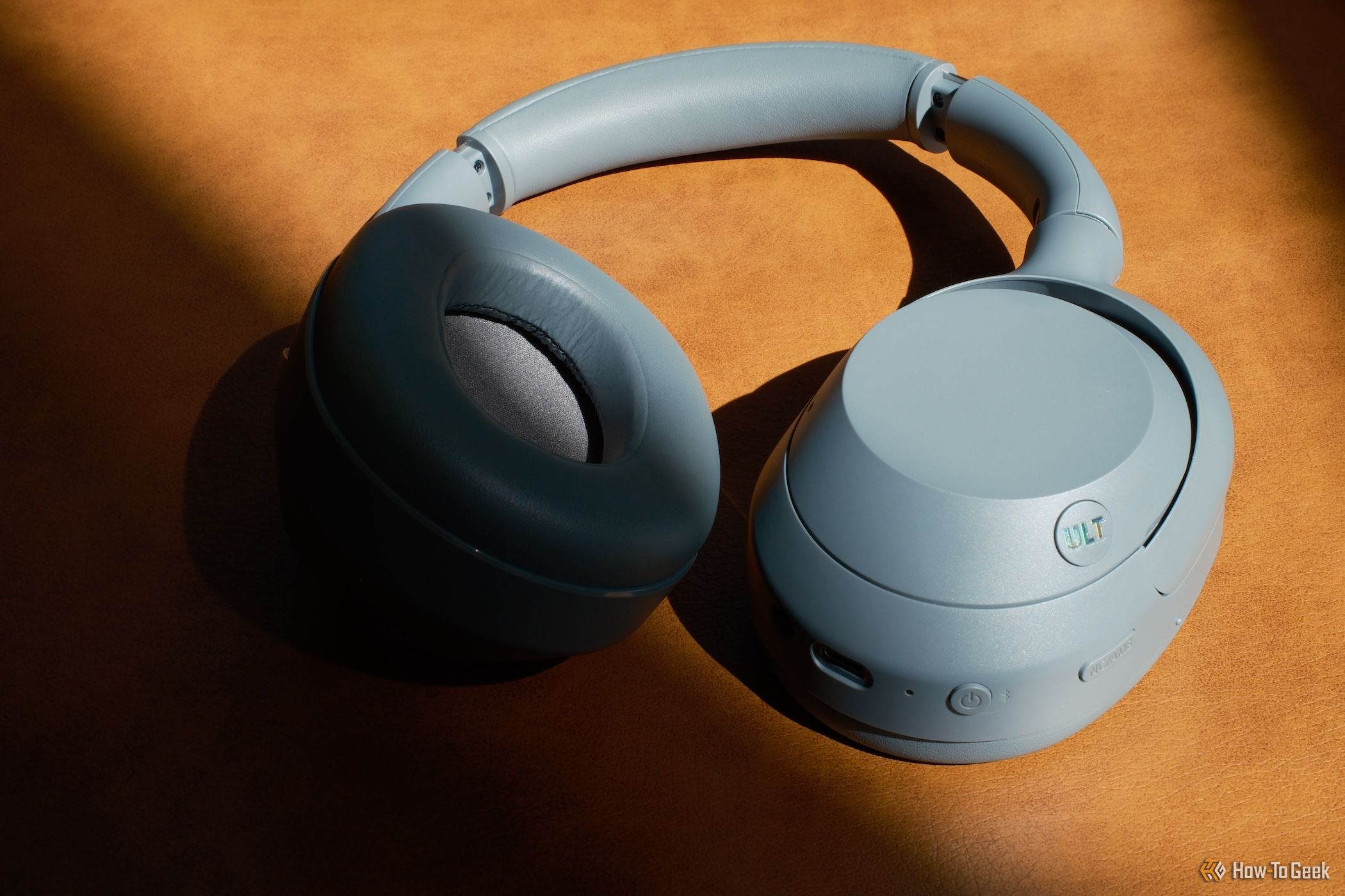 Padded ear cups on Sony Wear headphones