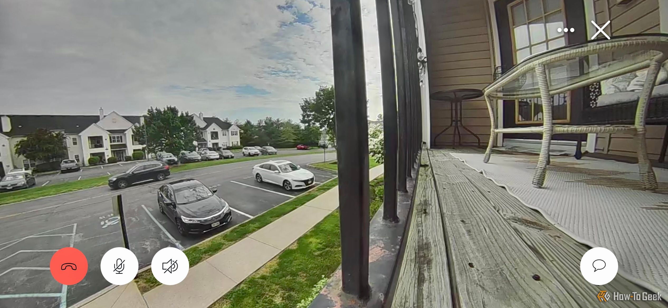 The Ring Battery Doorbell Pro's daytime footage