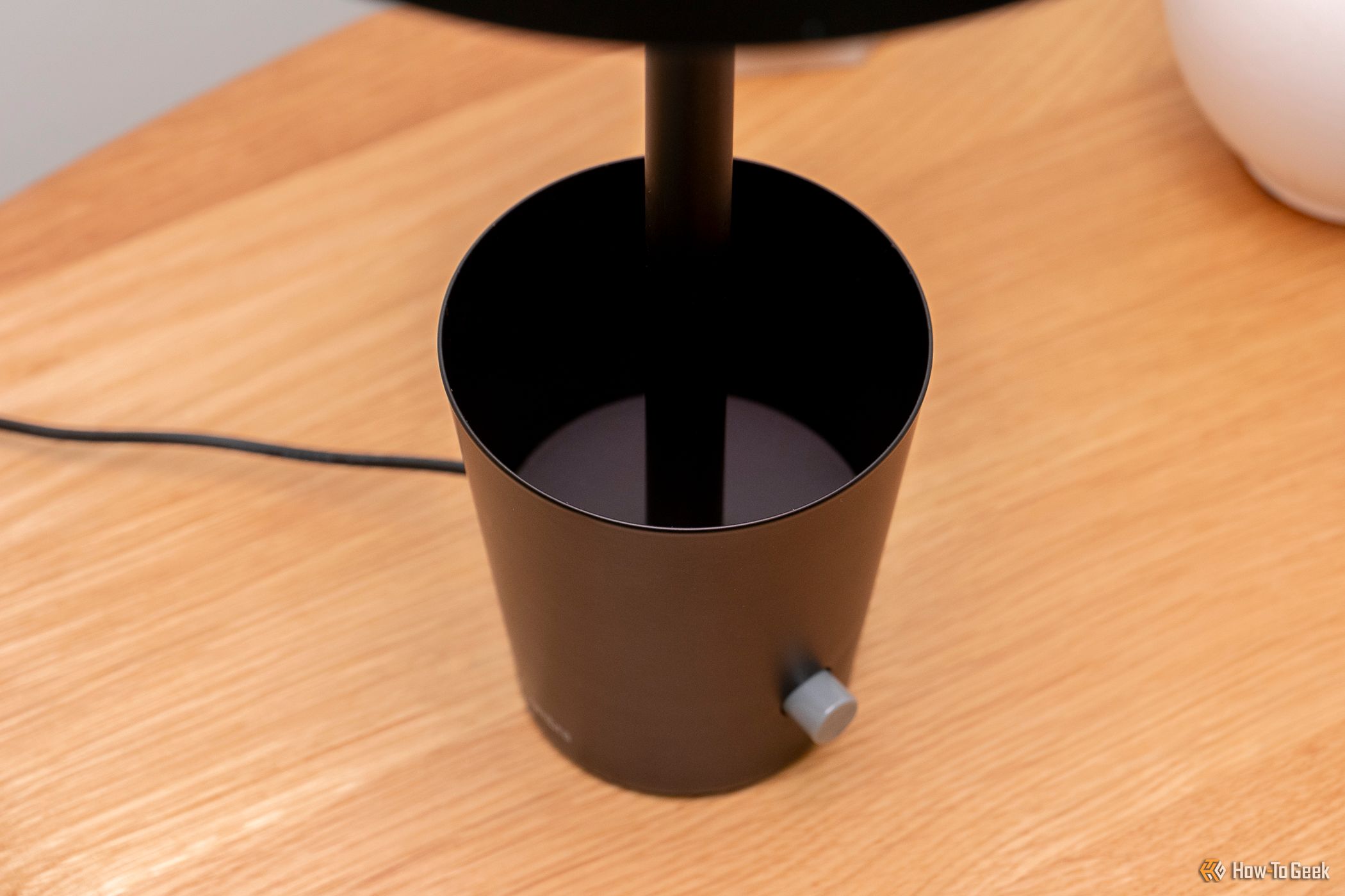 Inside the cup of the Nanoleaf Umbra Cup Smart Lamp
