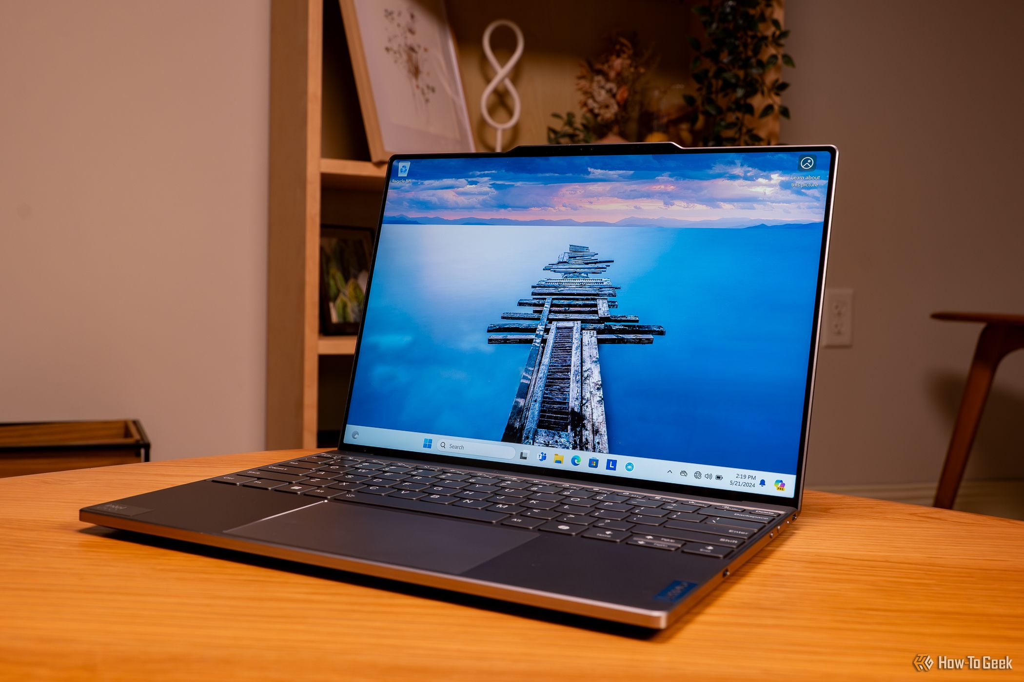 The Lenovo ThinkBook 13x Gen 4 on a table.