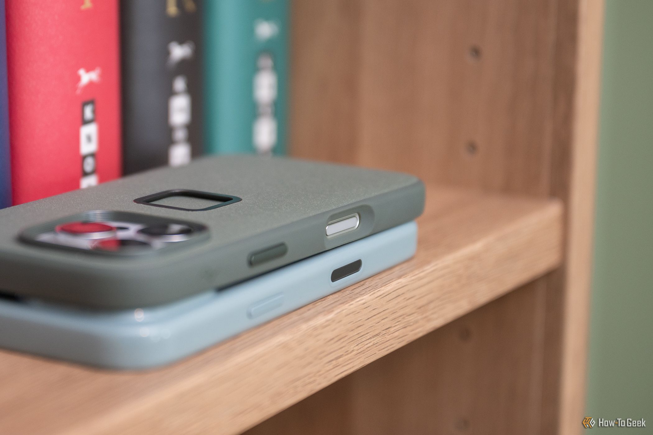 Camera Control button on the Beats iPhone Case With MagSafe compared to a cutout on a Peak Design case