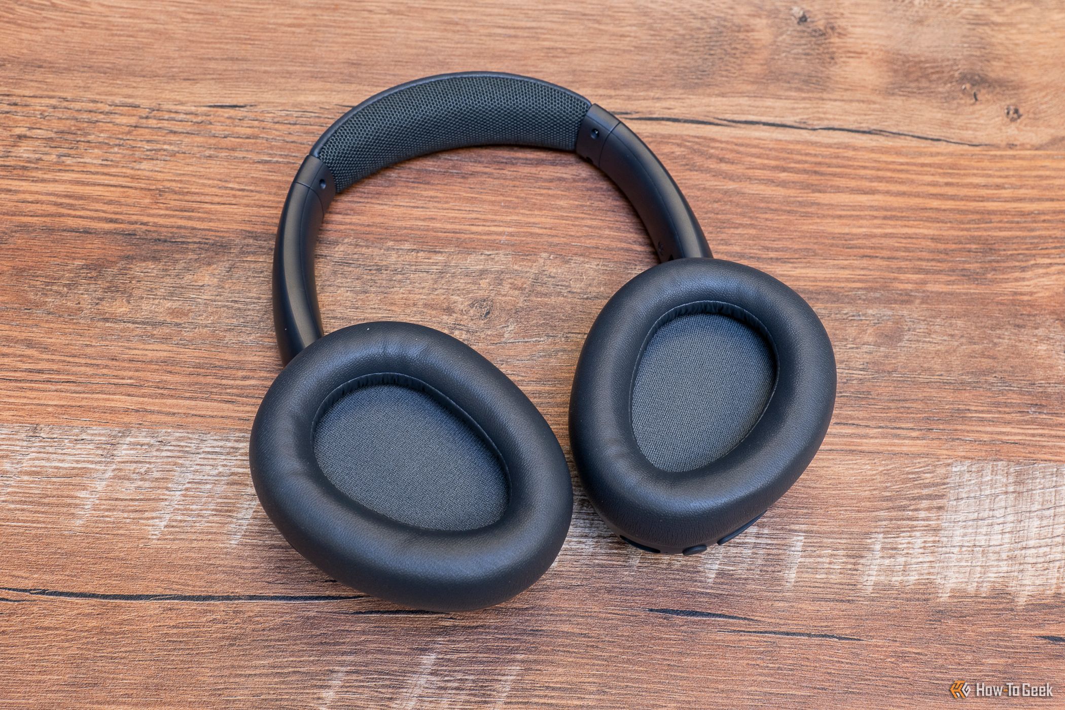 Inside the ear cups of the JLab JBuds Lux ANC Wireless Headphones