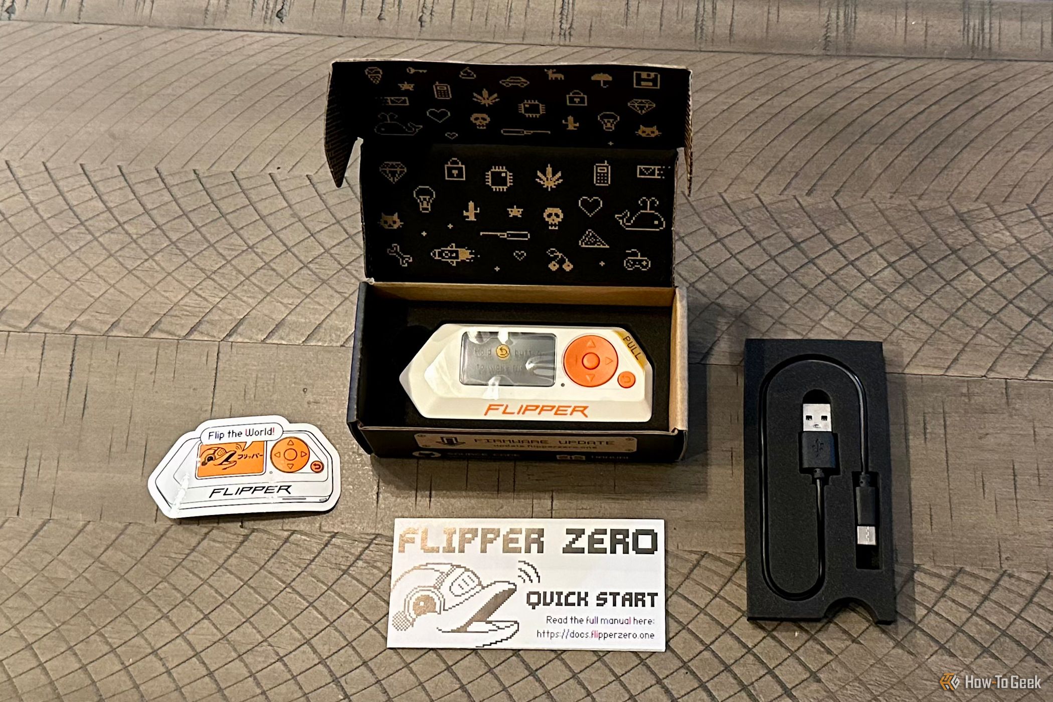 Flipper Zero package contents