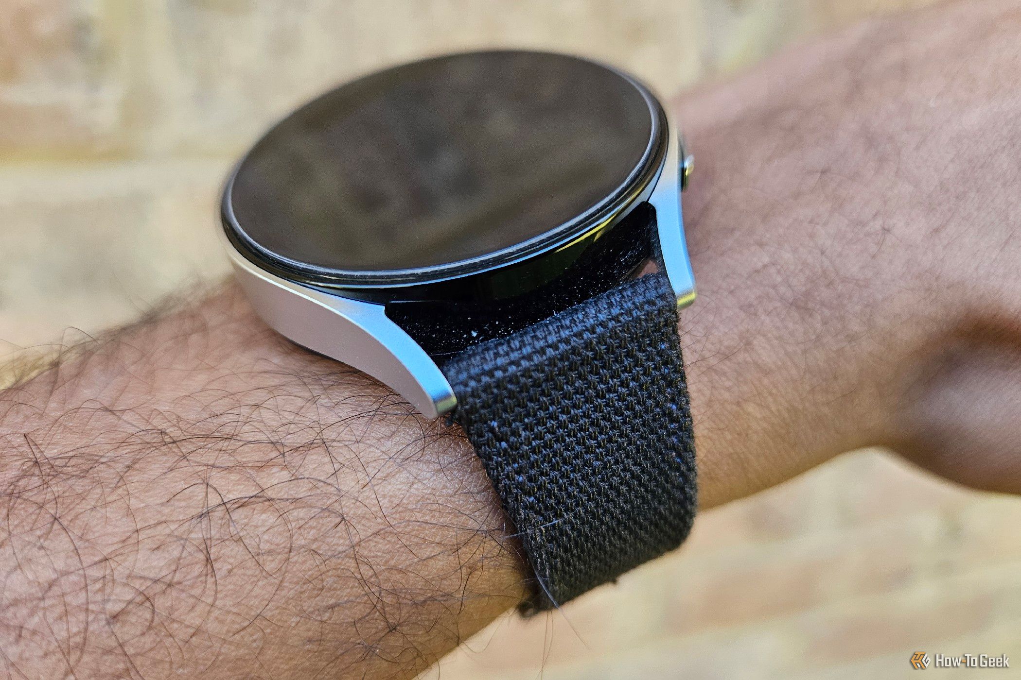 Galaxy Watch with alternative watch straps