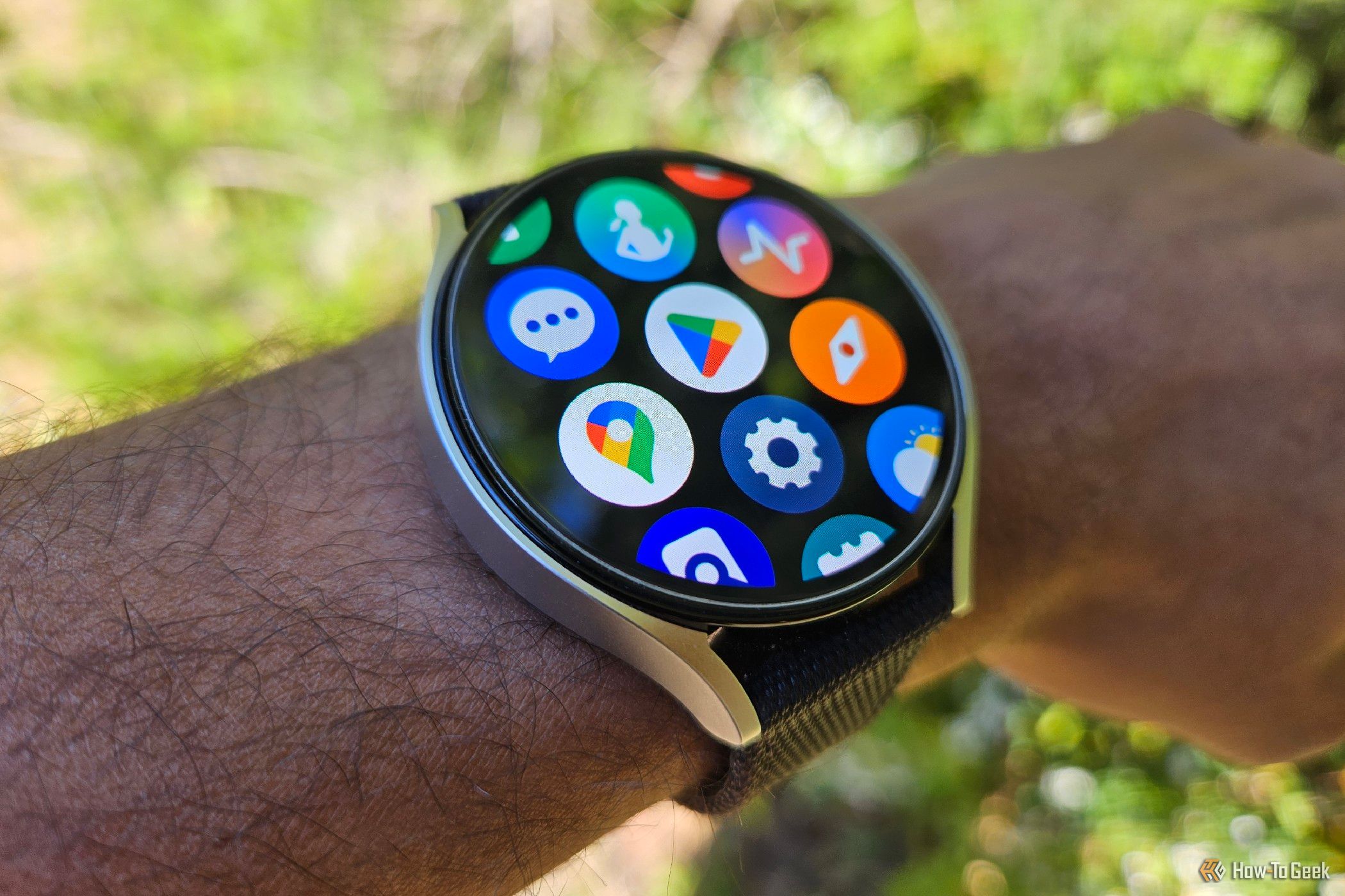 App launcher for Samsung Galaxy Watch 6