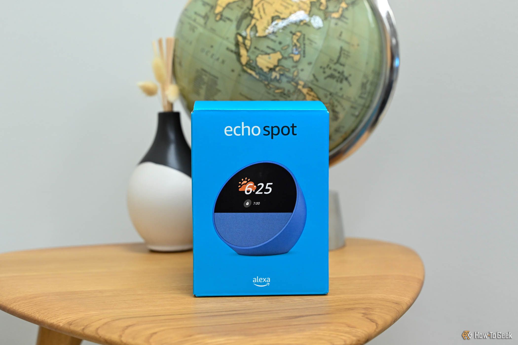 The Amazon Echo Spot packaging