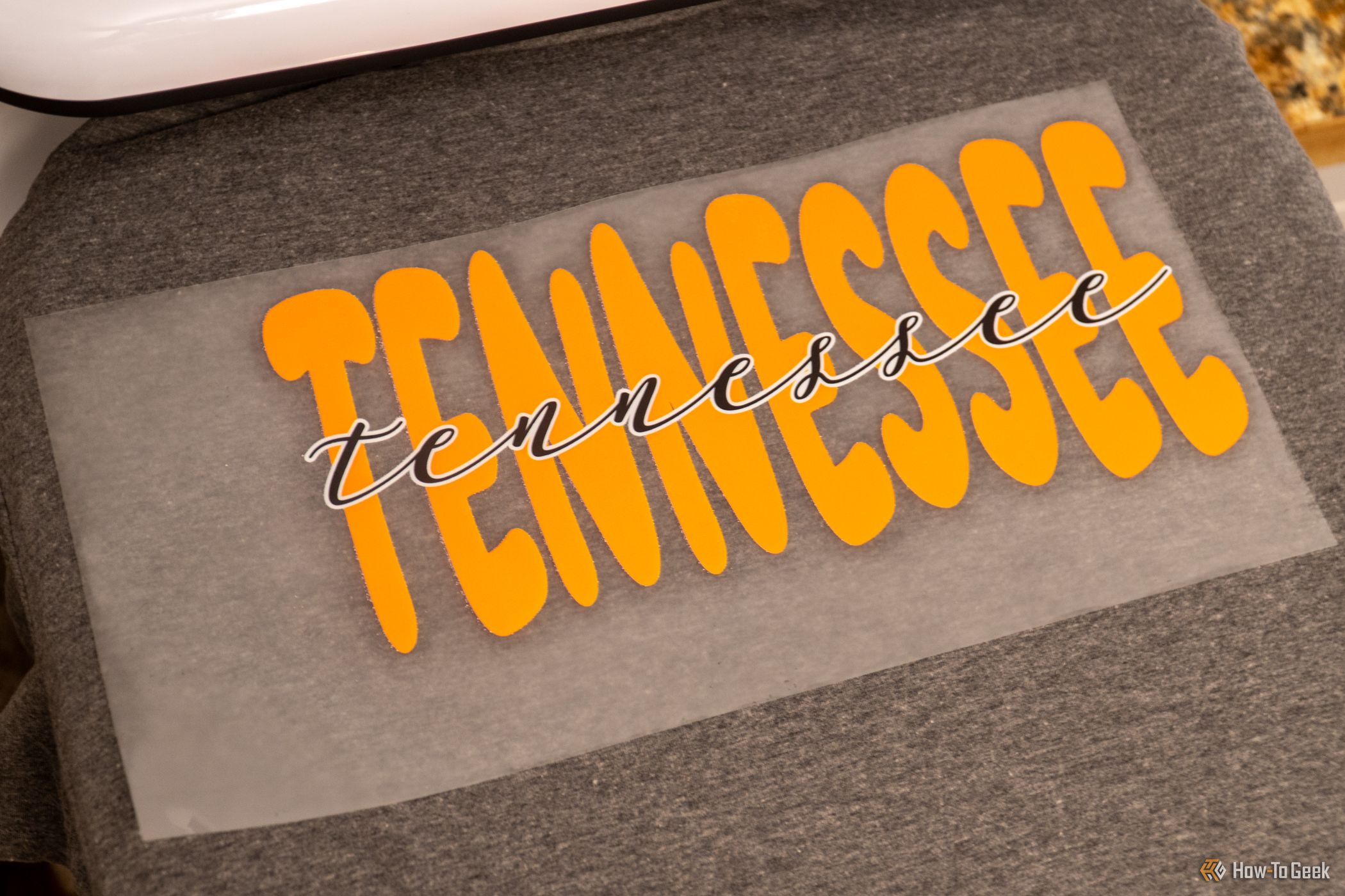 Tennessee DTF Transfer on T-Shirt