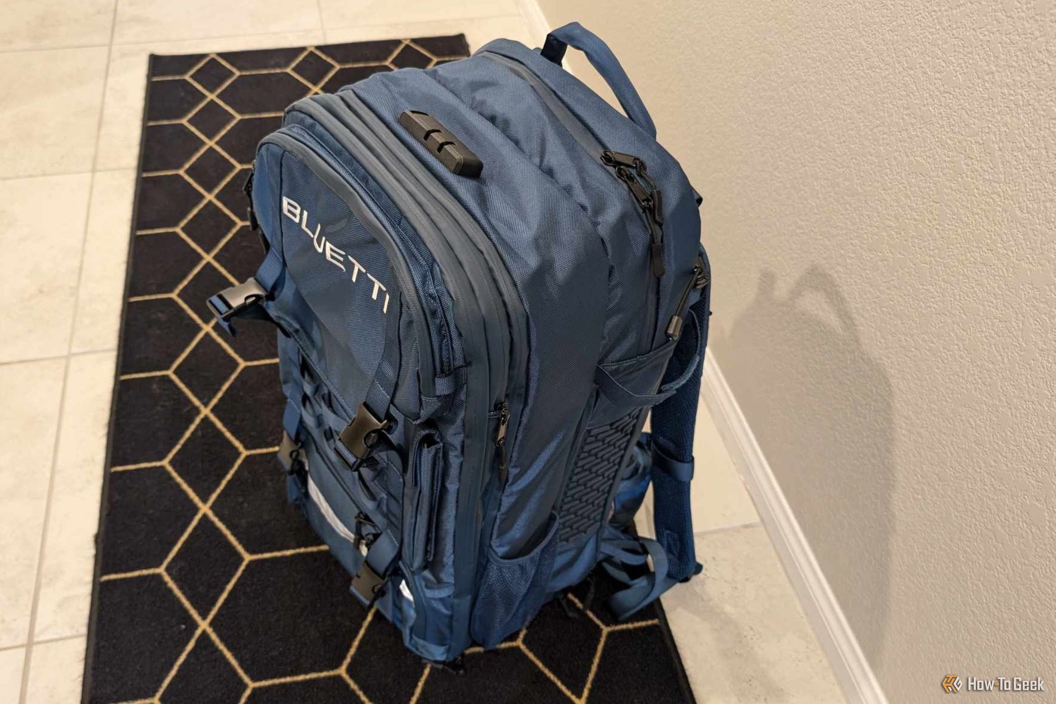 Bluetti Handsfree 2 backpack with multiple storage options.