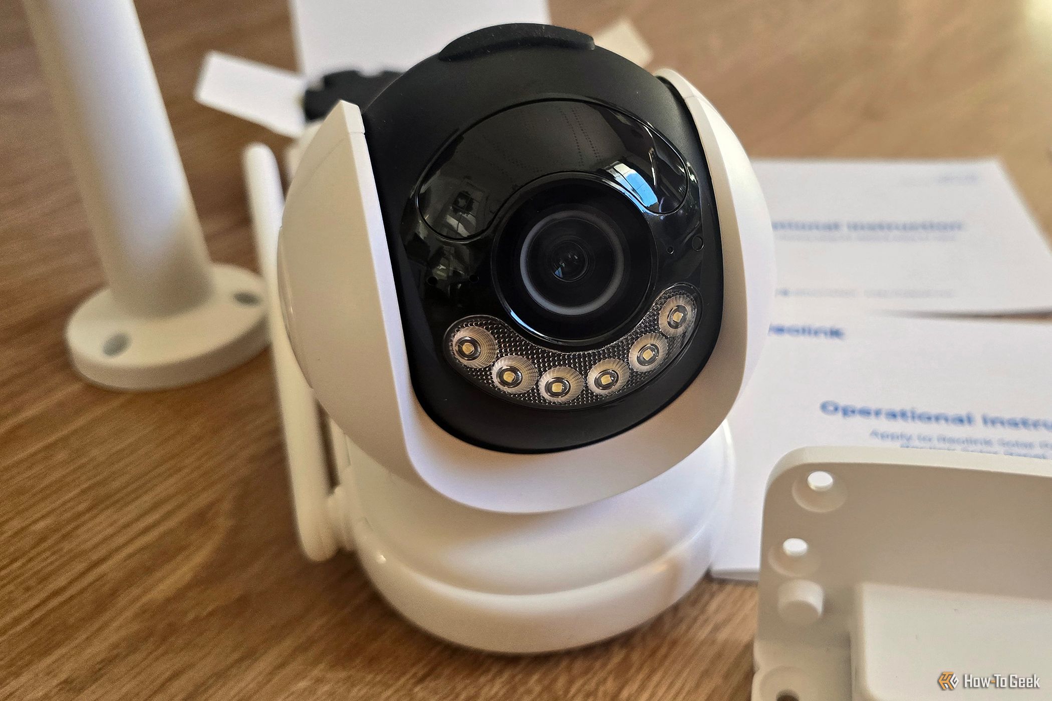 The Reolink Atlas PT security camera up close