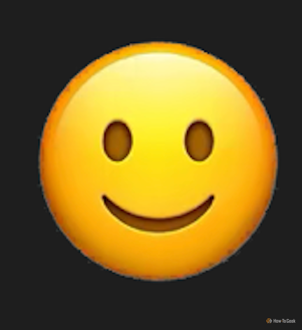 Wide smile emoji made in Genmoji.