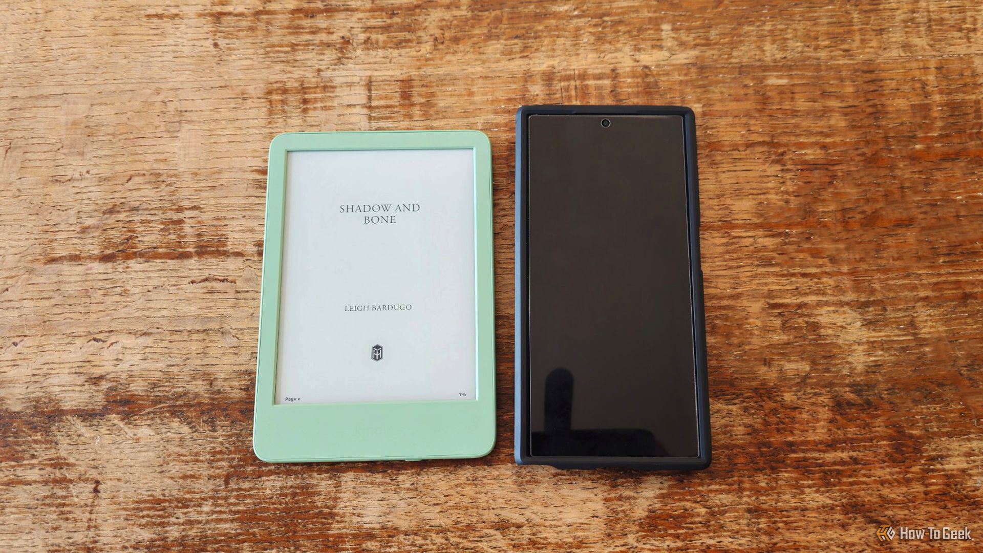 The Amazon Kindle Gen 11 (2024) eReader next to the Samsung Galaxy S24 Ultra