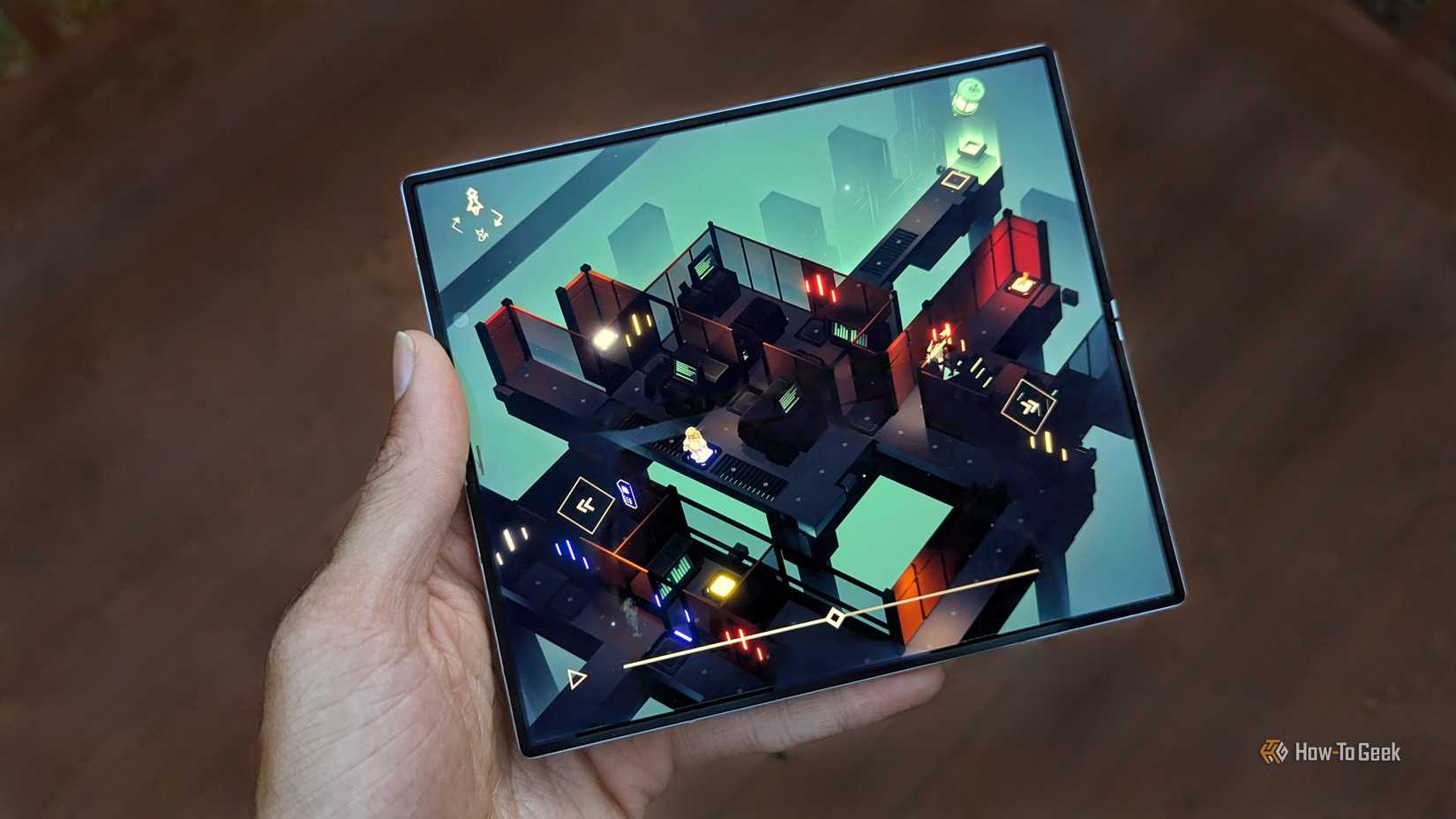 'Timelie' on a Samsung Galaxy Z Fold 6.