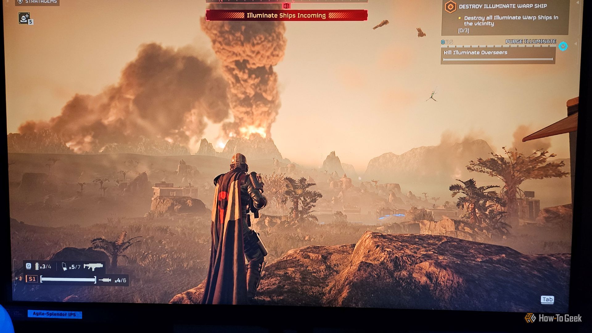 A screenshot from the Acer Predator XB273K V5.