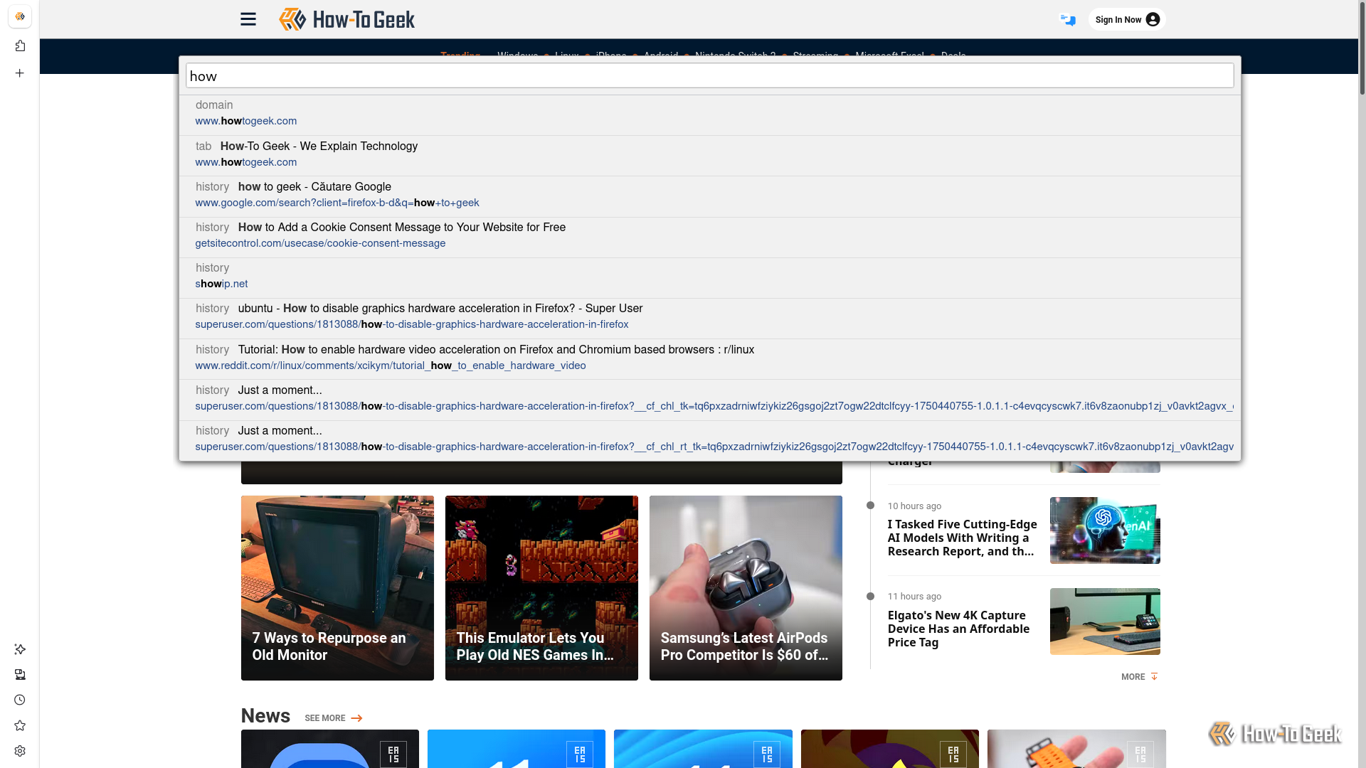 A web page is open in a browser. In it is a Vimim search box with a word typed into it; below it is a dropdown list of autocomplete suggestions.