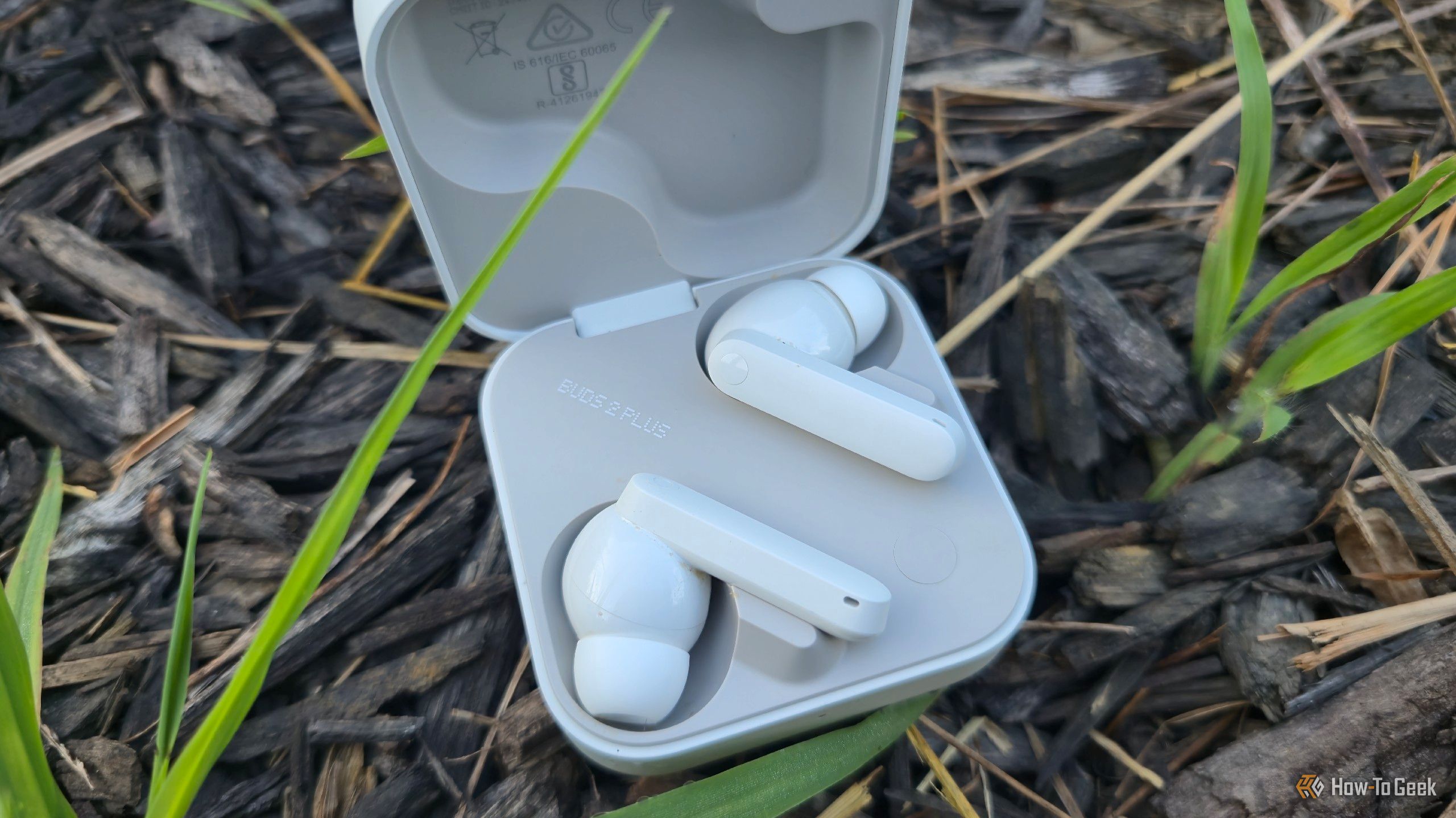 Closeup of the inside of the CMF Buds 2 Plus case.