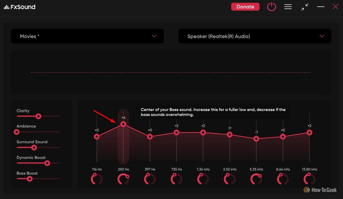 Different frequency lines of Movie preset.-1