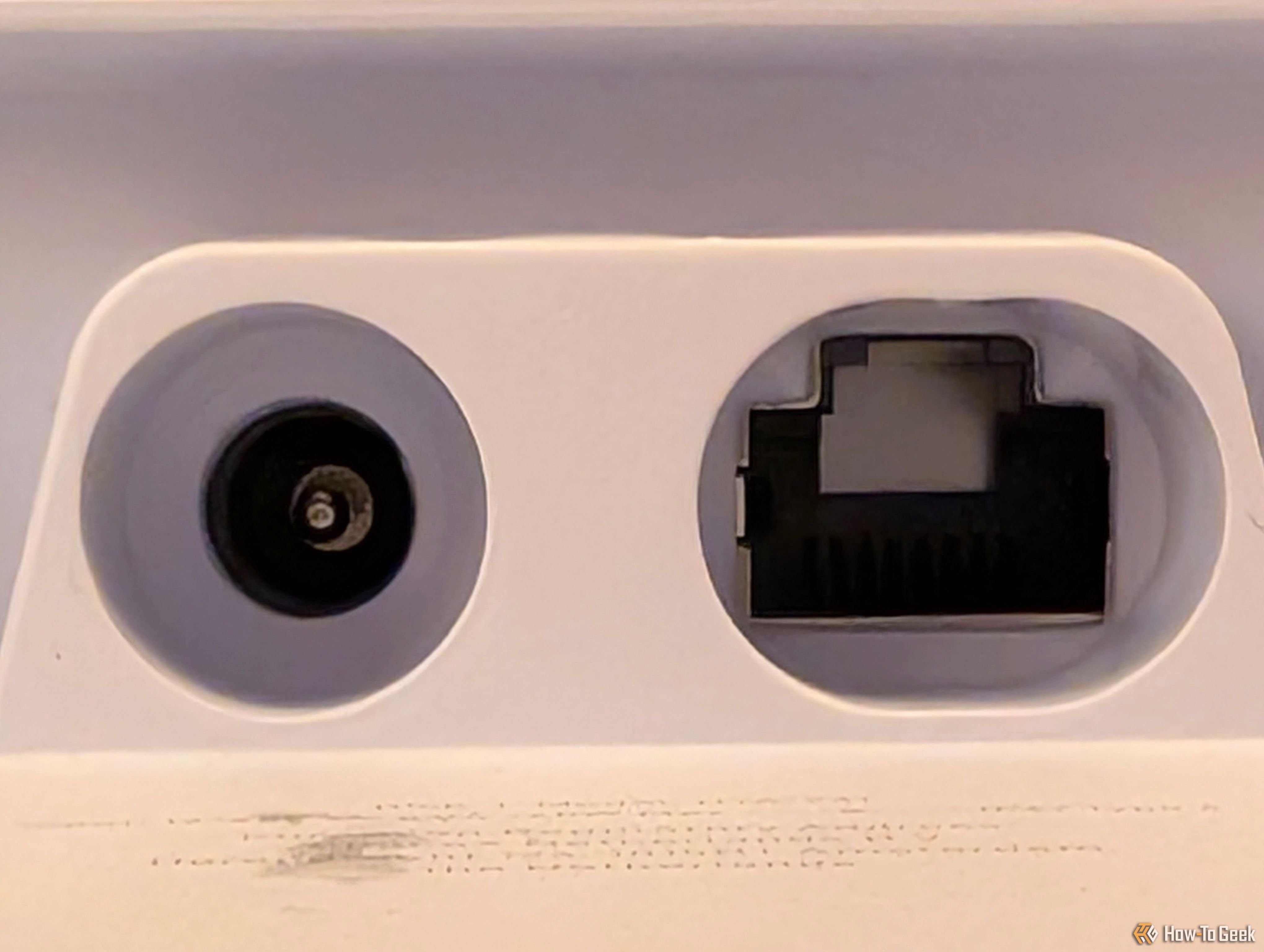 The Ethernet port on the Starlink Mini.