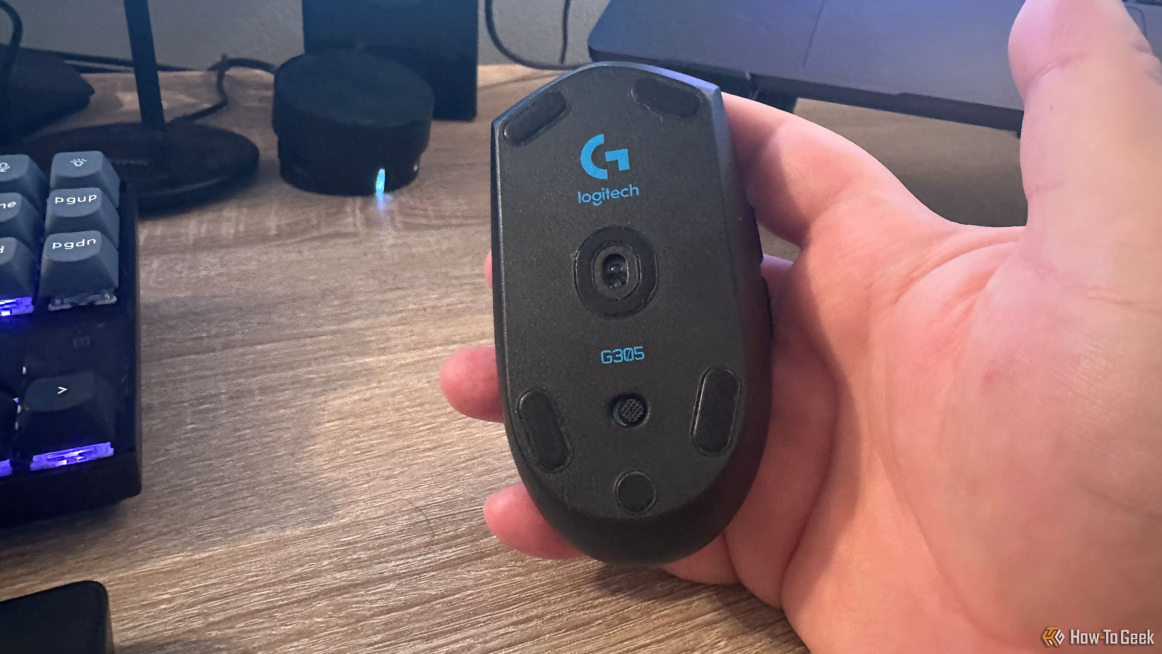 Below Logitech G305.