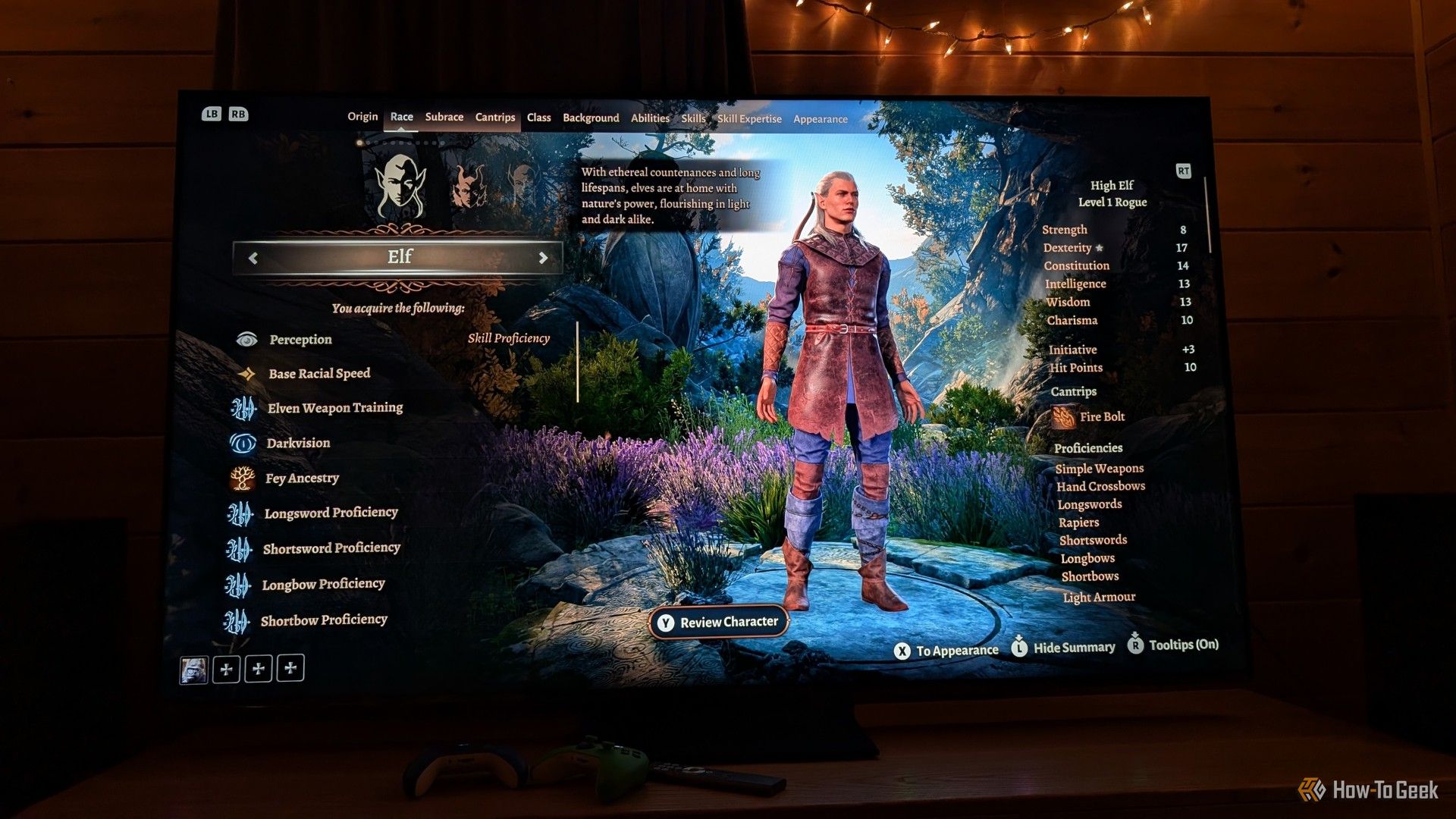 Baldur's Gate 3 on the Hisense 75U75QG on a gaming PC 