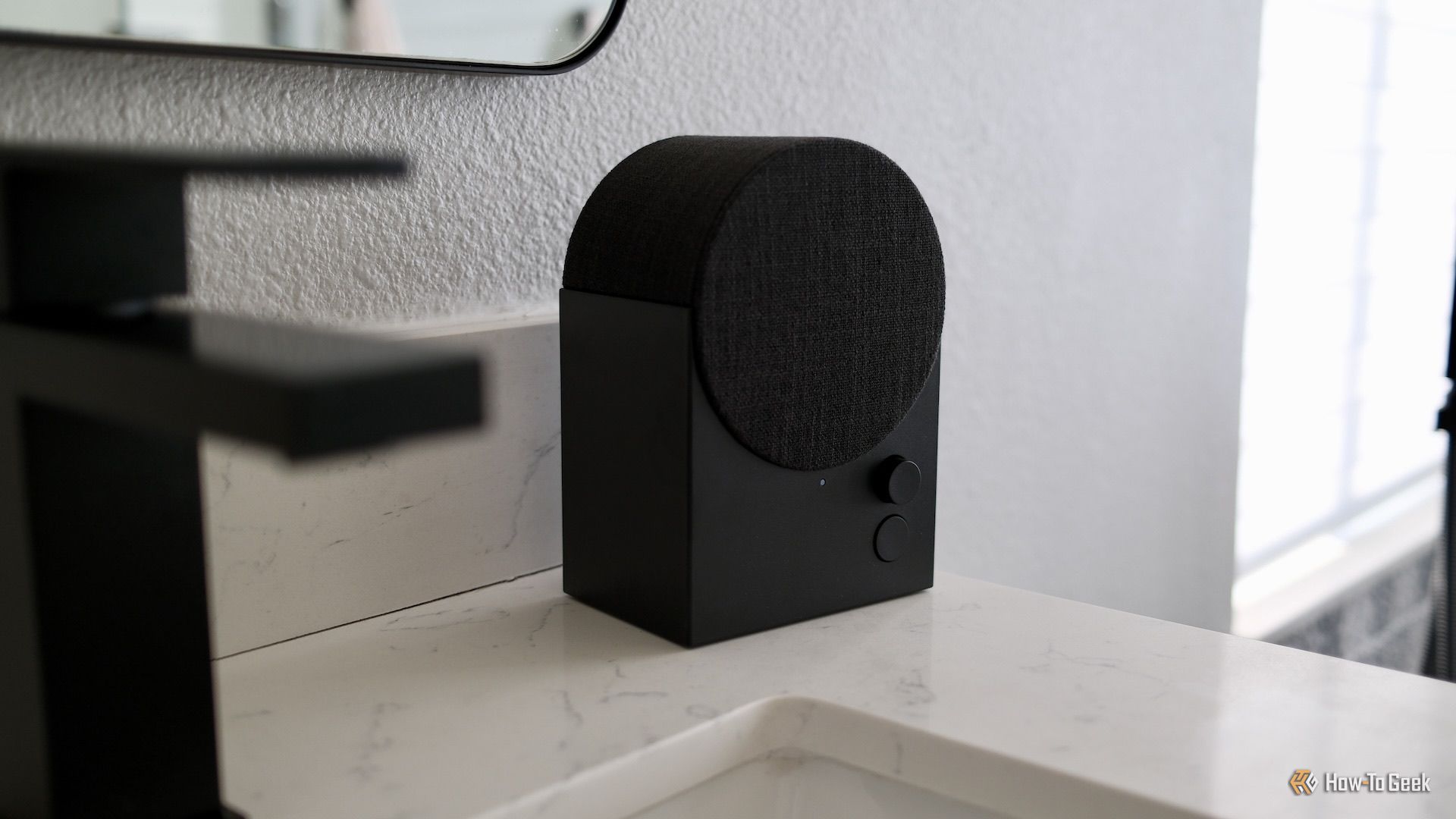 IKEA NATTBAD sitting on a bathroom counter.