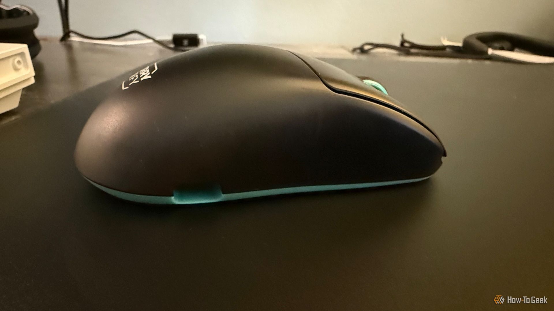 The right side of the Cherry XTRFY M68 Wireless showing its USB-C port.