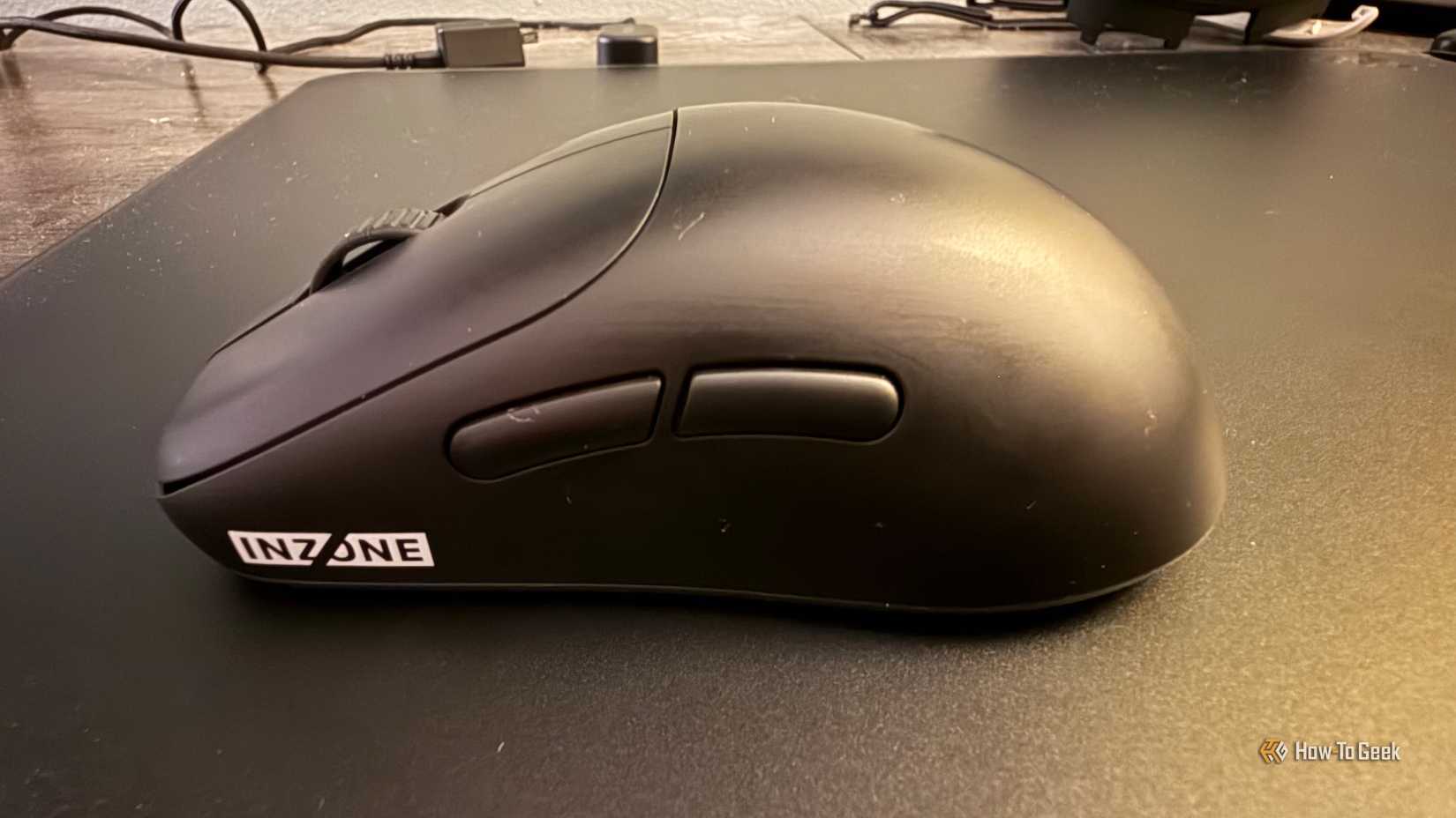 The Sony INZONE Mouse-A's side buttons.