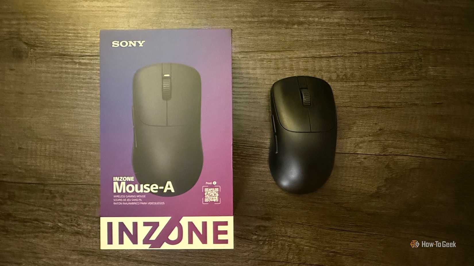 The Sony INZONE Mouse-A and its box.